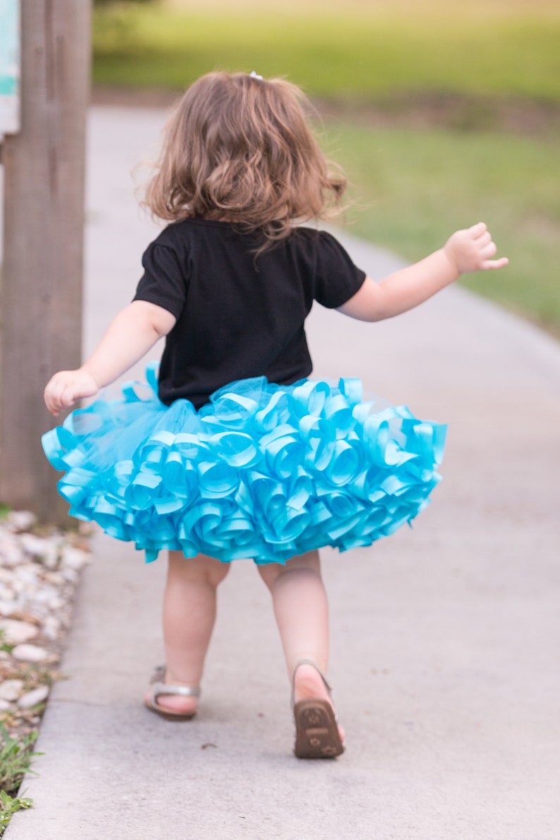 Light Blue Skirt Girls Teal Dress Toddler Blue Dress Blue Etsy