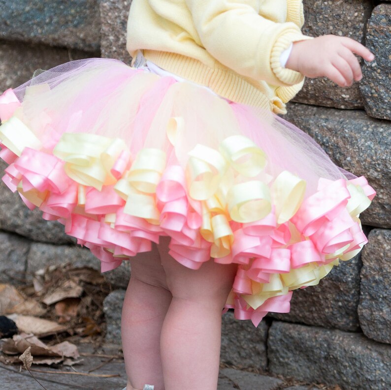 Ribbon Tutu for Toddler NB Carousel Dress for Photoshoot Girls Pastel Tutu Dress for Girls Fancy Toddler Dress Unicorn Size 12 T19A