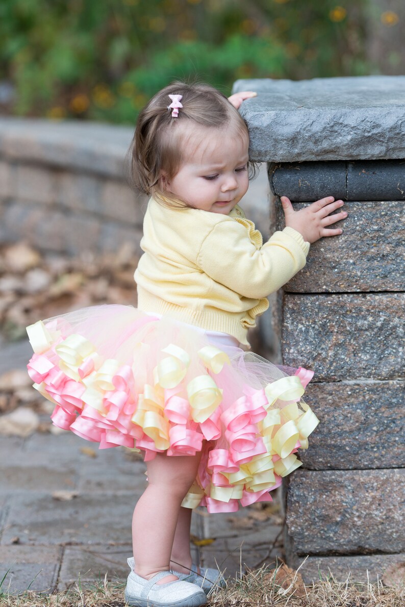 Ribbon Tutu for Toddler NB Carousel Dress for Photoshoot Girls Pastel Tutu Dress for Girls Fancy Toddler Dress Unicorn Size 12 T19A