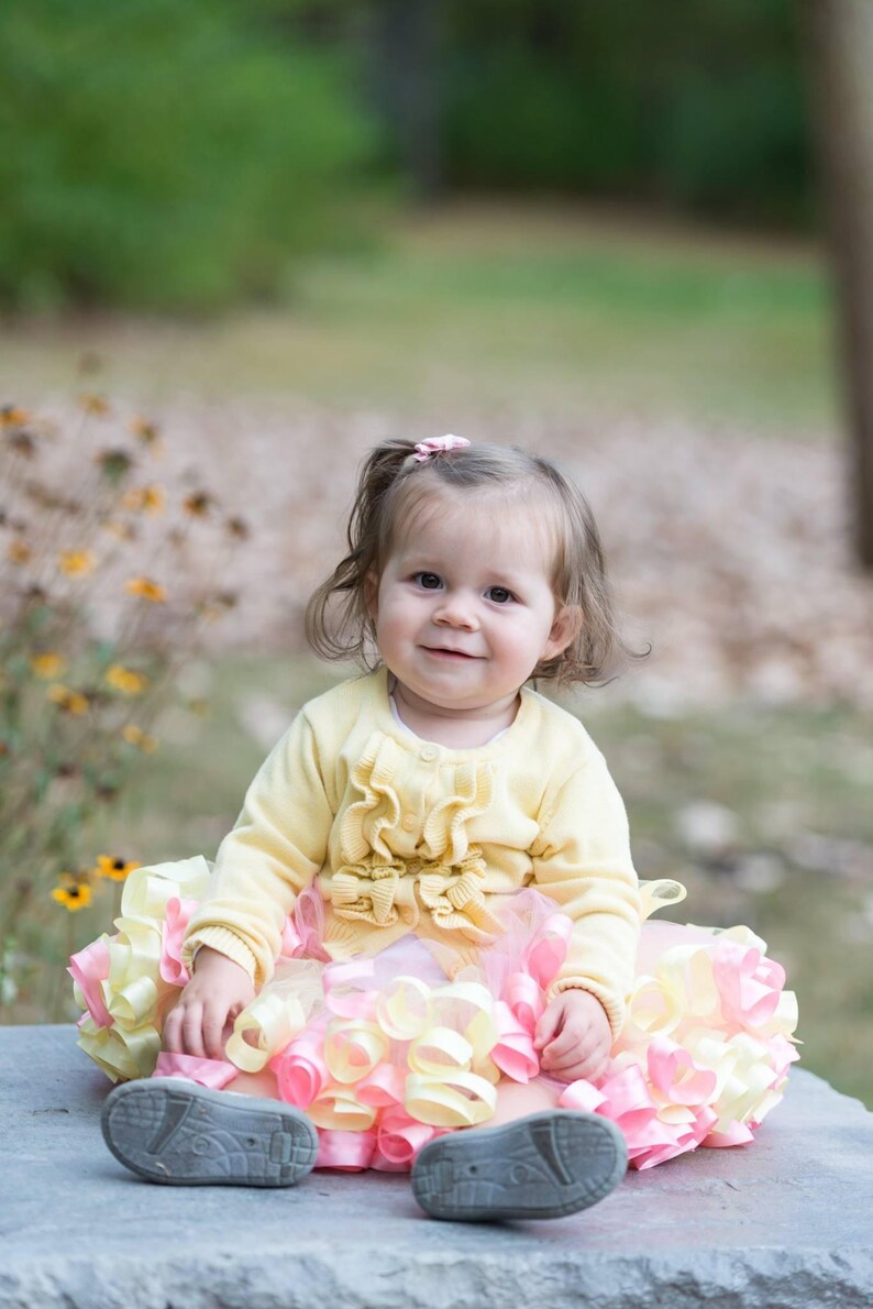 Ribbon Tutu for Toddler NB Carousel Dress for Photoshoot Girls Pastel Tutu Dress for Girls Fancy Toddler Dress Unicorn Size 12 T19A