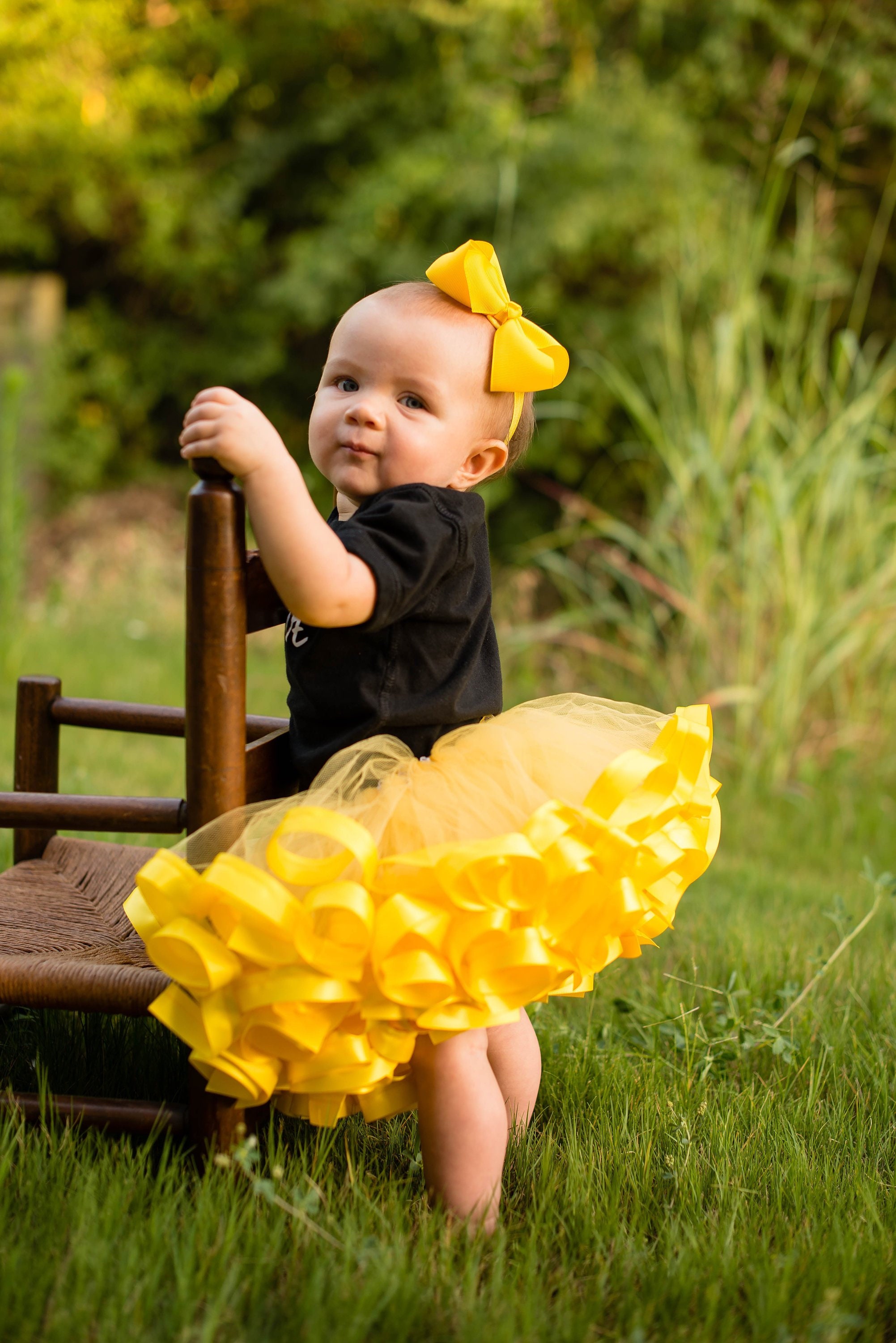yellow tutu outfit