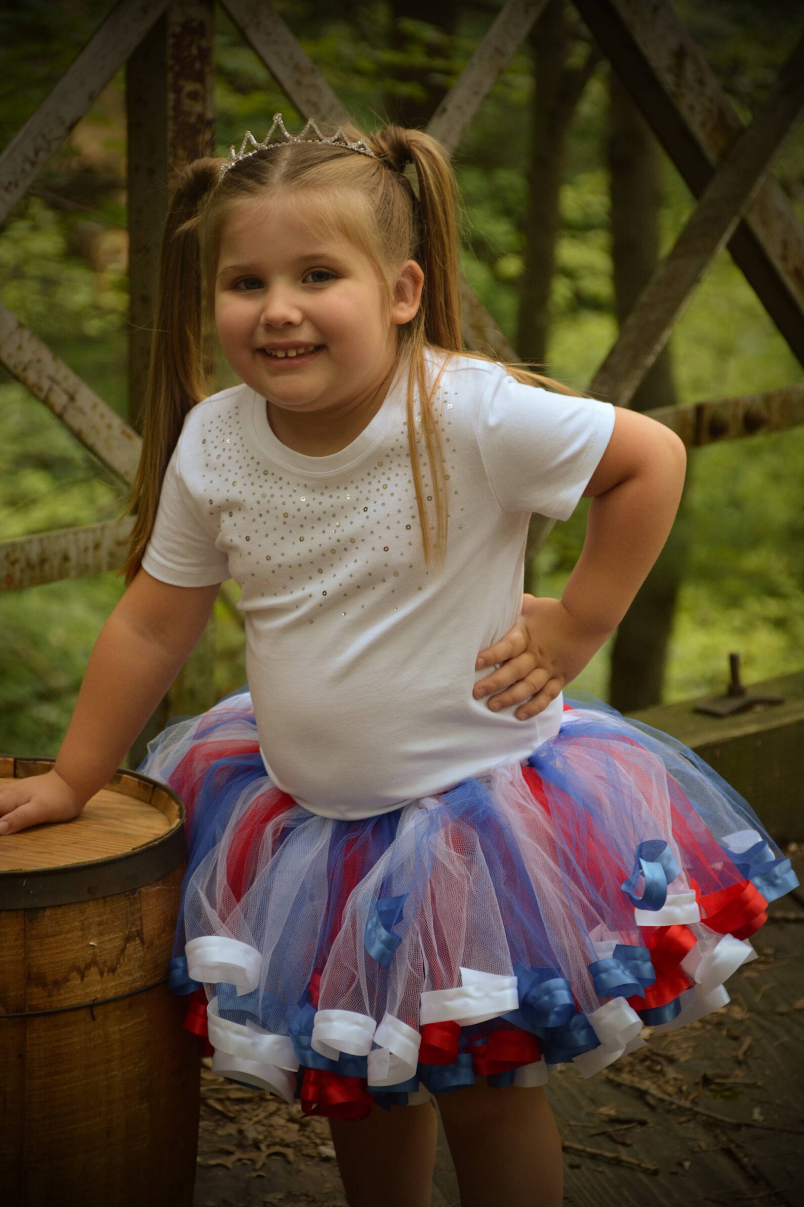 Red White and Blue Tutu Girl Dance Tutu Dress for Toddler Etsy