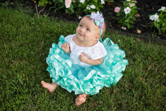 Aqua Tutu For Girls Pastel Baby Dress For Toddler Girl Dress Up Clothes Baby Blue Dress For Baby Girl Princess Newborn Size 12 Twaq By Vanah Lynn Designs Catch My Party