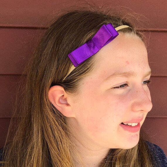 purple headband for baby girl