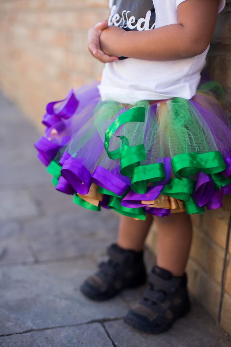 Mardi Gras Tutu Green Mardi Gras Clothing for Girls Boutique Etsy