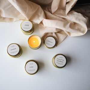 Travel tin candle 100ml (various scents)