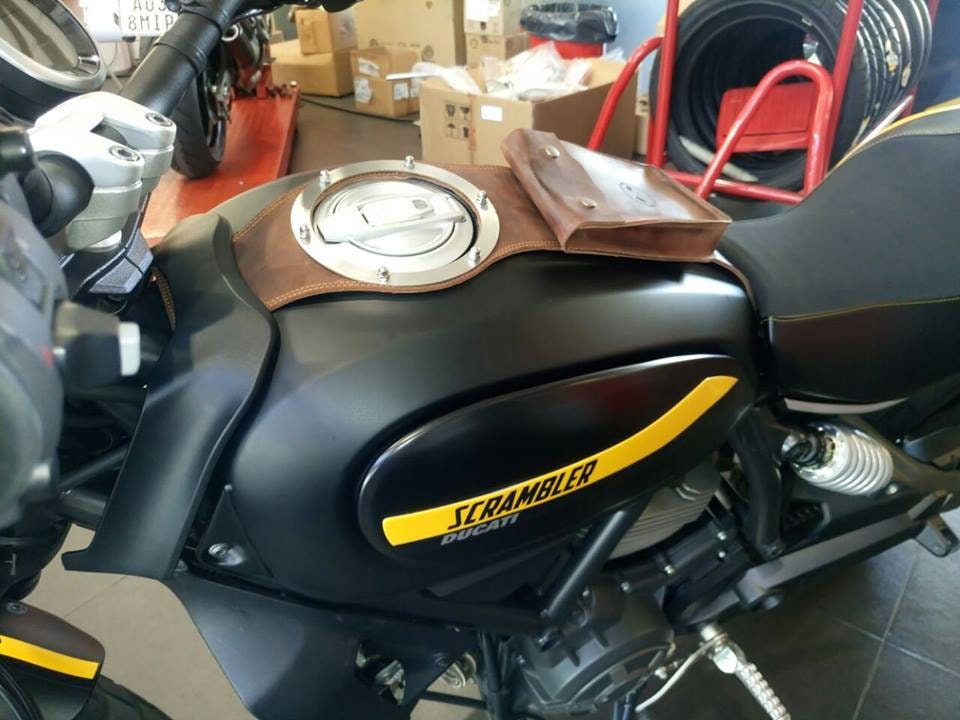 Ducati Scrambler 400 / 800 Genuine Cow Leather Strap 