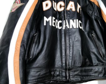 Chaqueta De Moto Meccanica Edition Ducati Style “cafe Racer” for