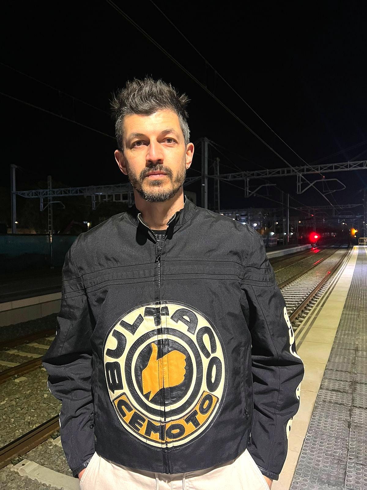 極希少Bullオリジナルジャケット　2XL Original BULTACO Cordura Jacket for Men, Style Cafe Racer
