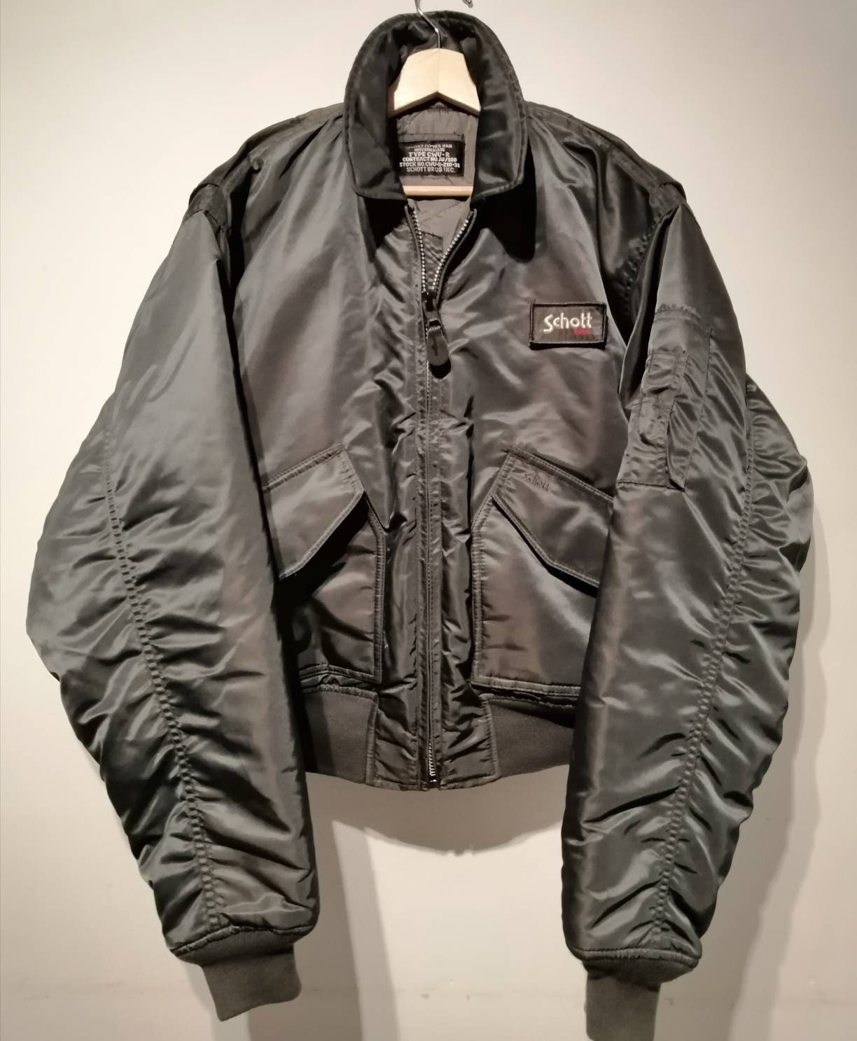 SECOND HAND Mythical Schott Flight Bomber Jacket From the 90s - Etsy