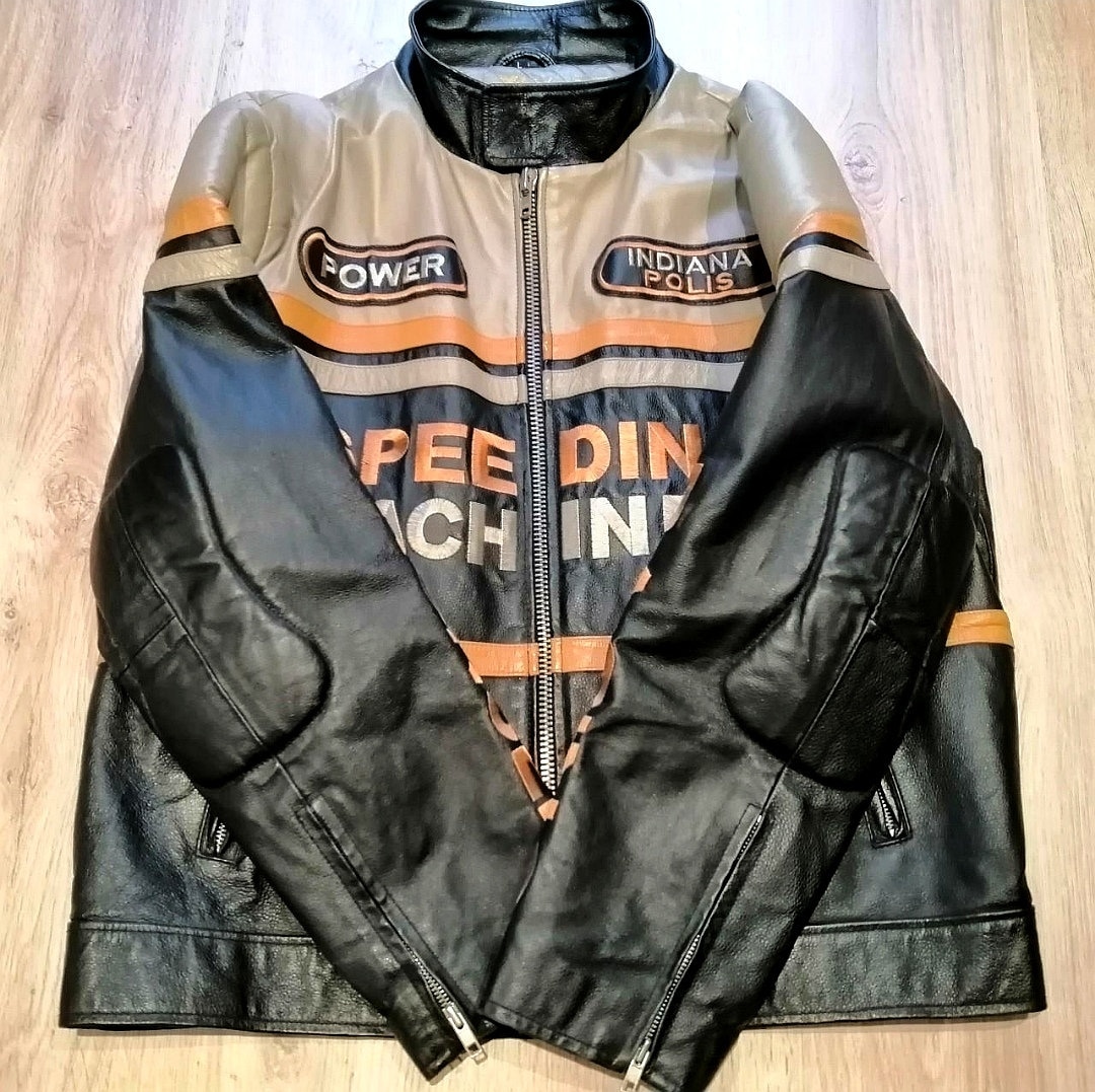 Cuero Traje Moto Segunda Mano Cazadora Cuero Chaquetas Moto Custom