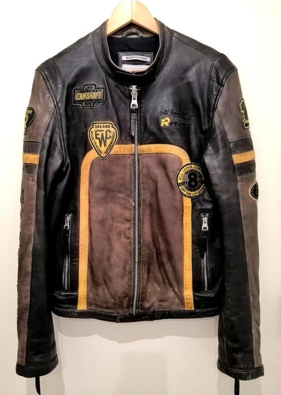 SECOND HAND Exclusive Urban Leather Jacket Biker 