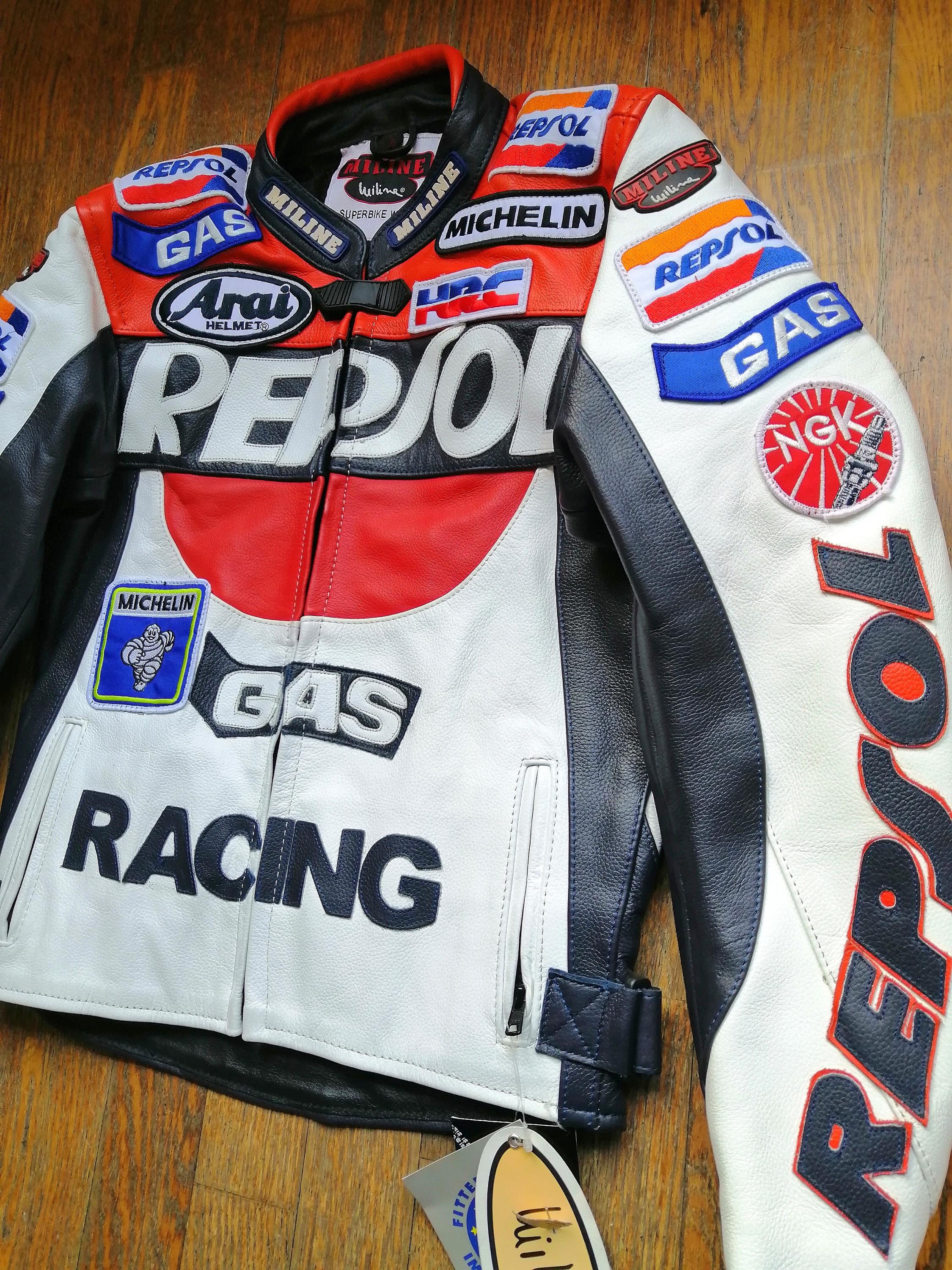 90s ホンダ HONDA 900RR レーシングジャケット TOP SHOT社 Buy Fabulous 90s Racing Motorcycle Jacket NEW With Tags Honda