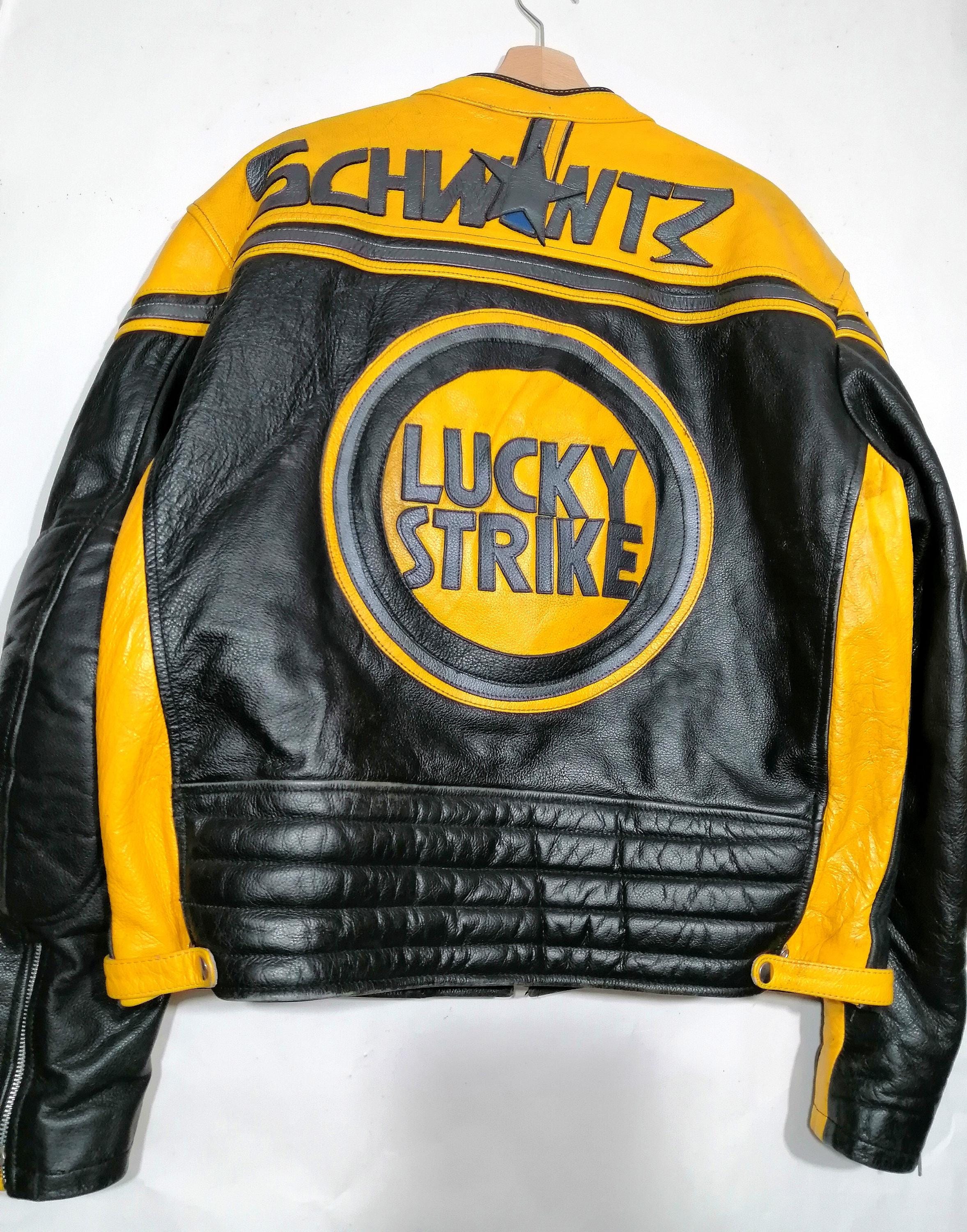 Second Hand Lucky Strike Team Edition 90s Racing Leather Jacket