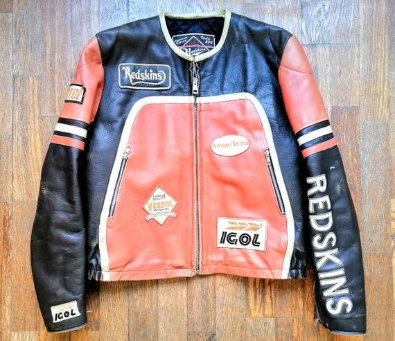 SECOND HAND High Quality Vintage Redskins Biker Cafe Racer Style