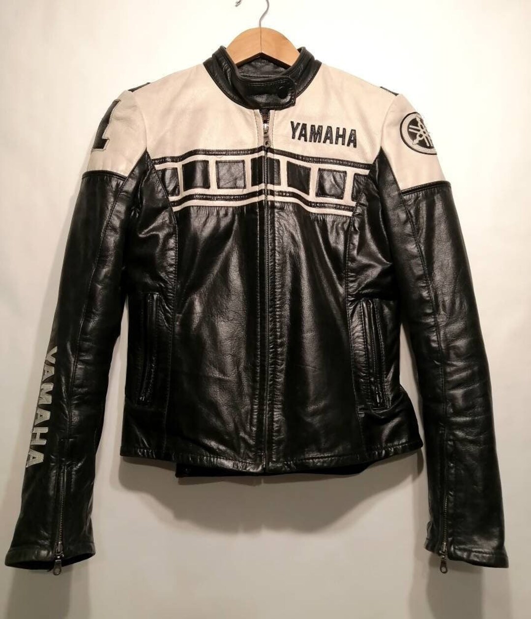 SEGUNDA Chaqueta Cuero Auténtica Yamaha 50th - Etsy