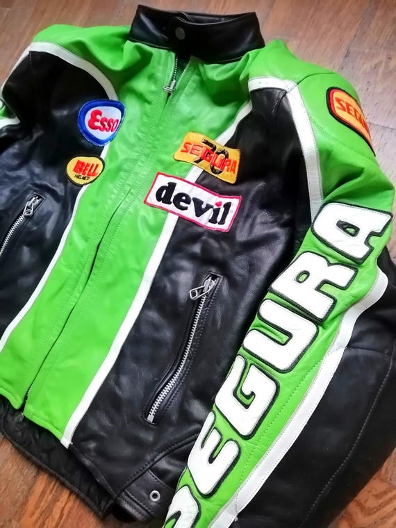 SECOND HAND Segura 70 Racing-style Motorcycle Jacket With
