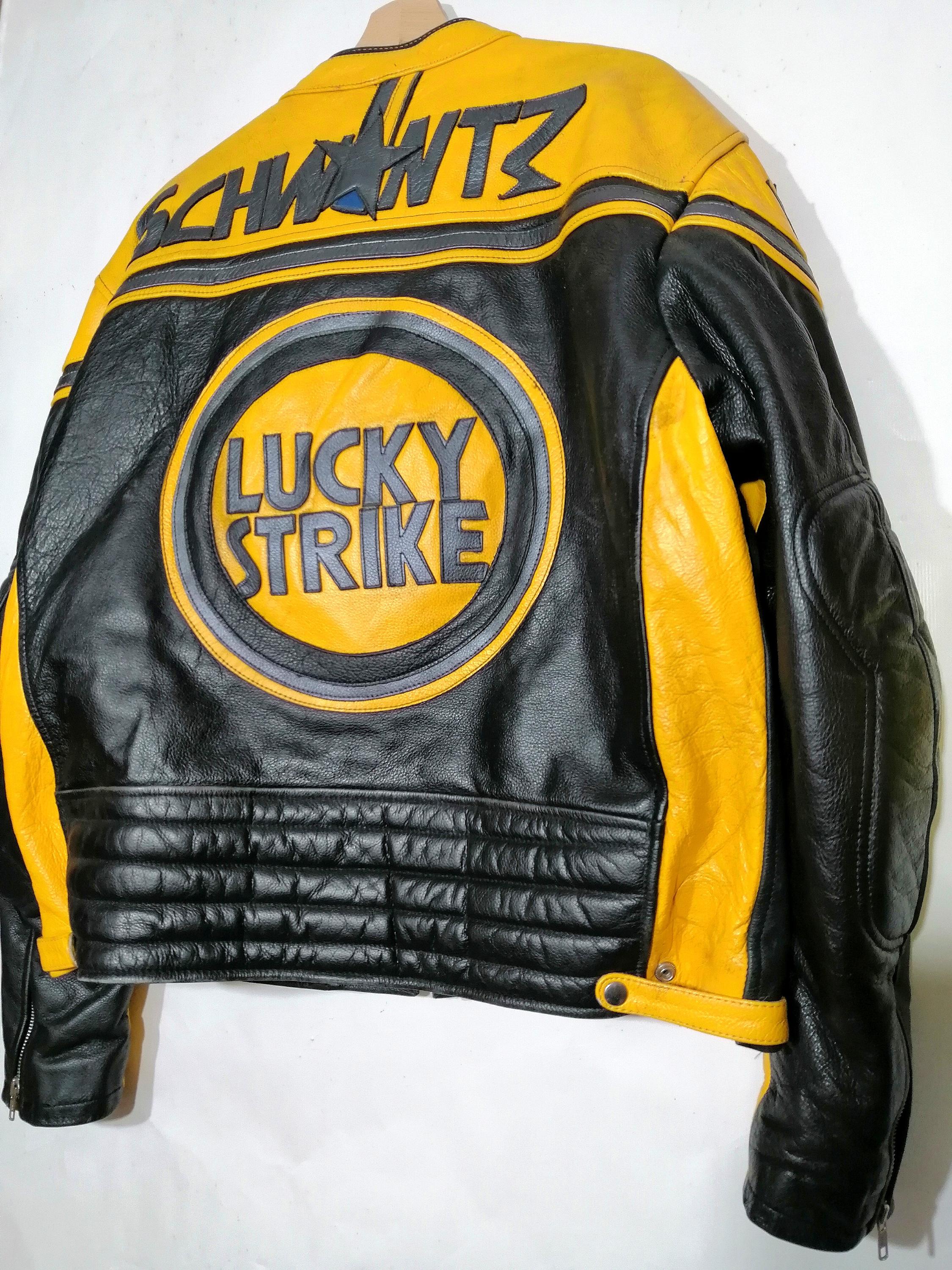 Second Hand Lucky Strike Team Edition 90s Racing Leather Jacket