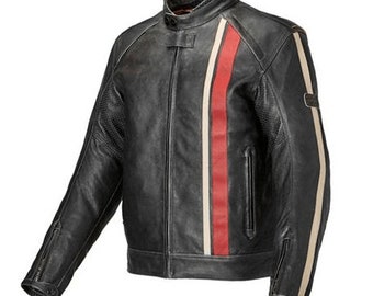 Original Triumph motorcycle leather jacket size L for men NEW and unused