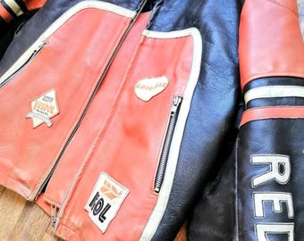 SECOND HAND High Quality Vintage Redskins Biker Cafe Racer Style