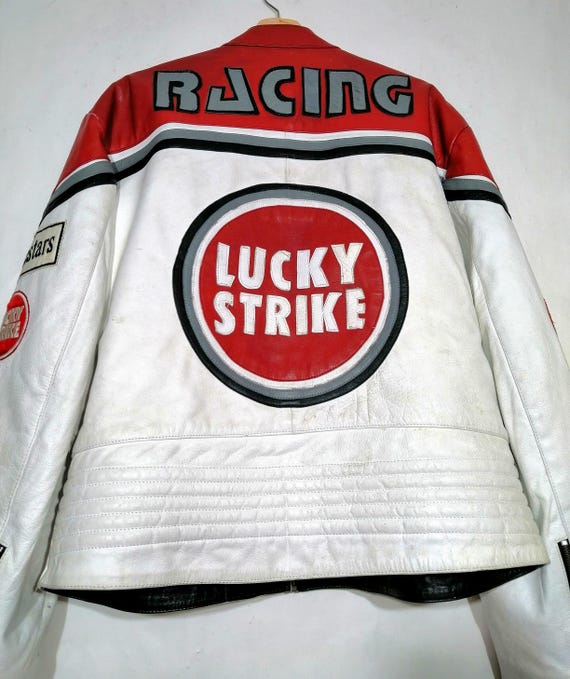 Second Hand Lucky Strike Team Edition 90's Racing Leather Jacket