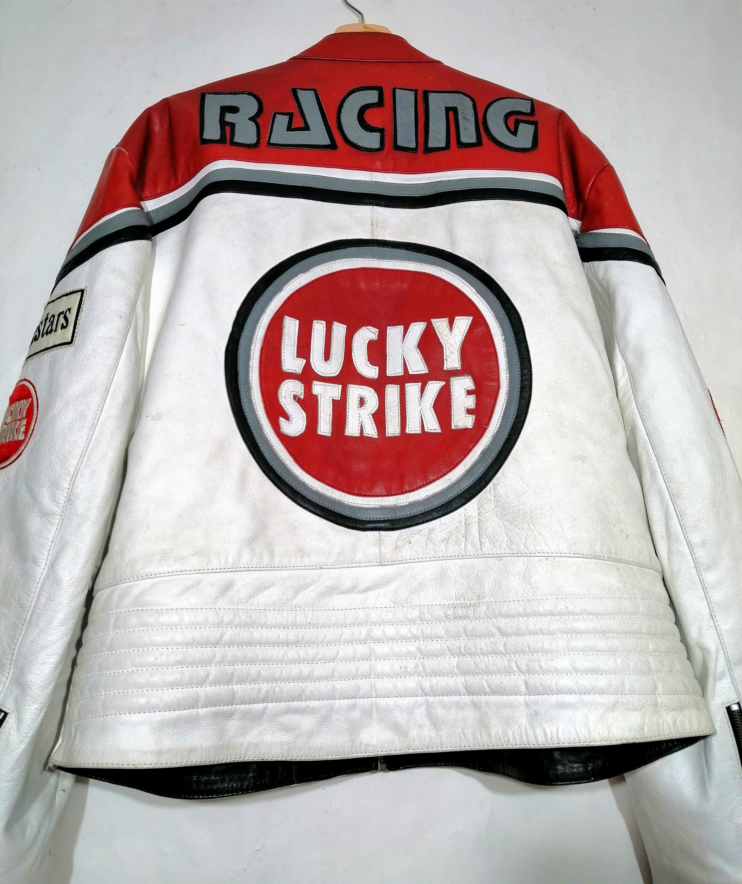 Second Hand Lucky Strike Team Edition 90's Racing Leather Jacket