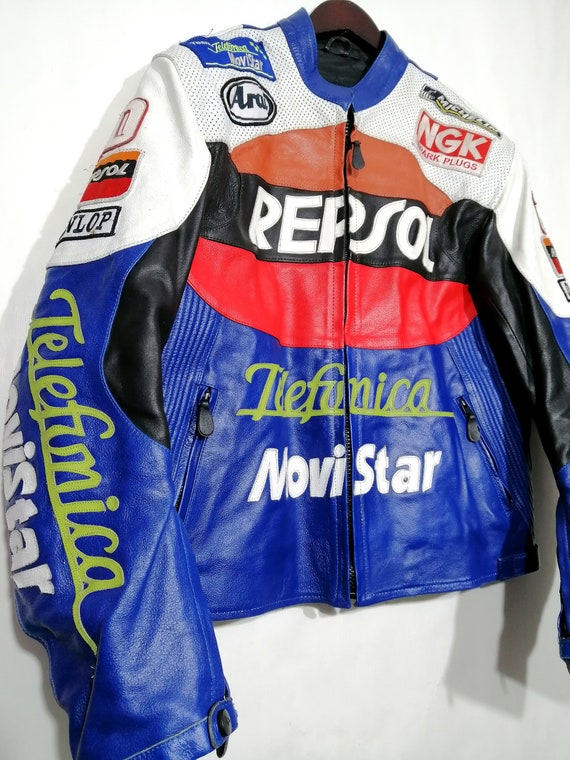 Motorcycle Jacket Moto GP Super Retro Talla Grande/xl for Men - Etsy