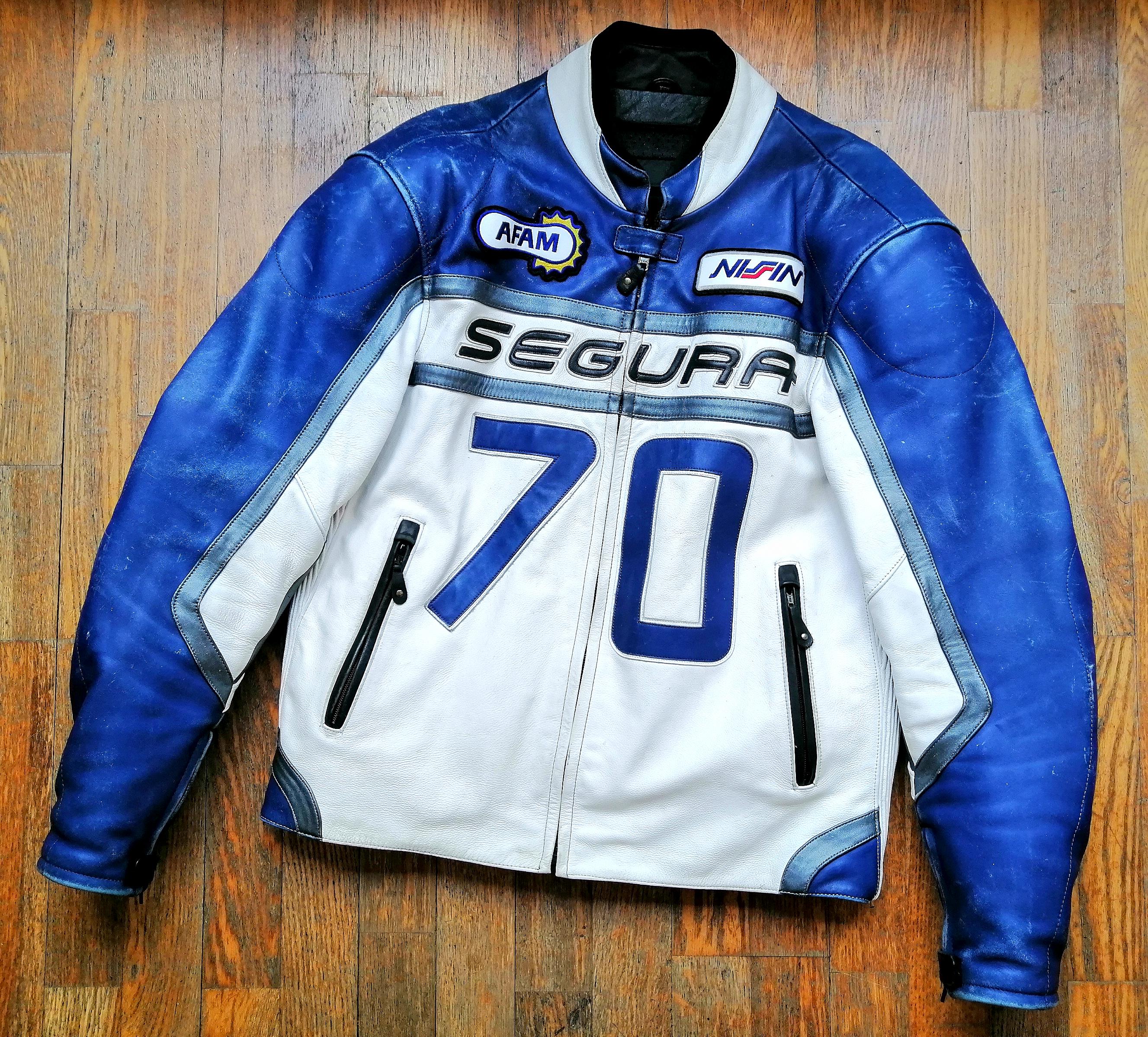 Leather Jacket for Motorcycles Fabulous Segura 70 Years 2000 Tall