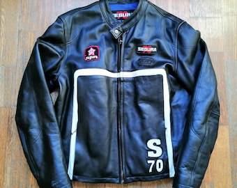 Vintage Black Classic Short Leather Jacket / 90s Women's Oversized