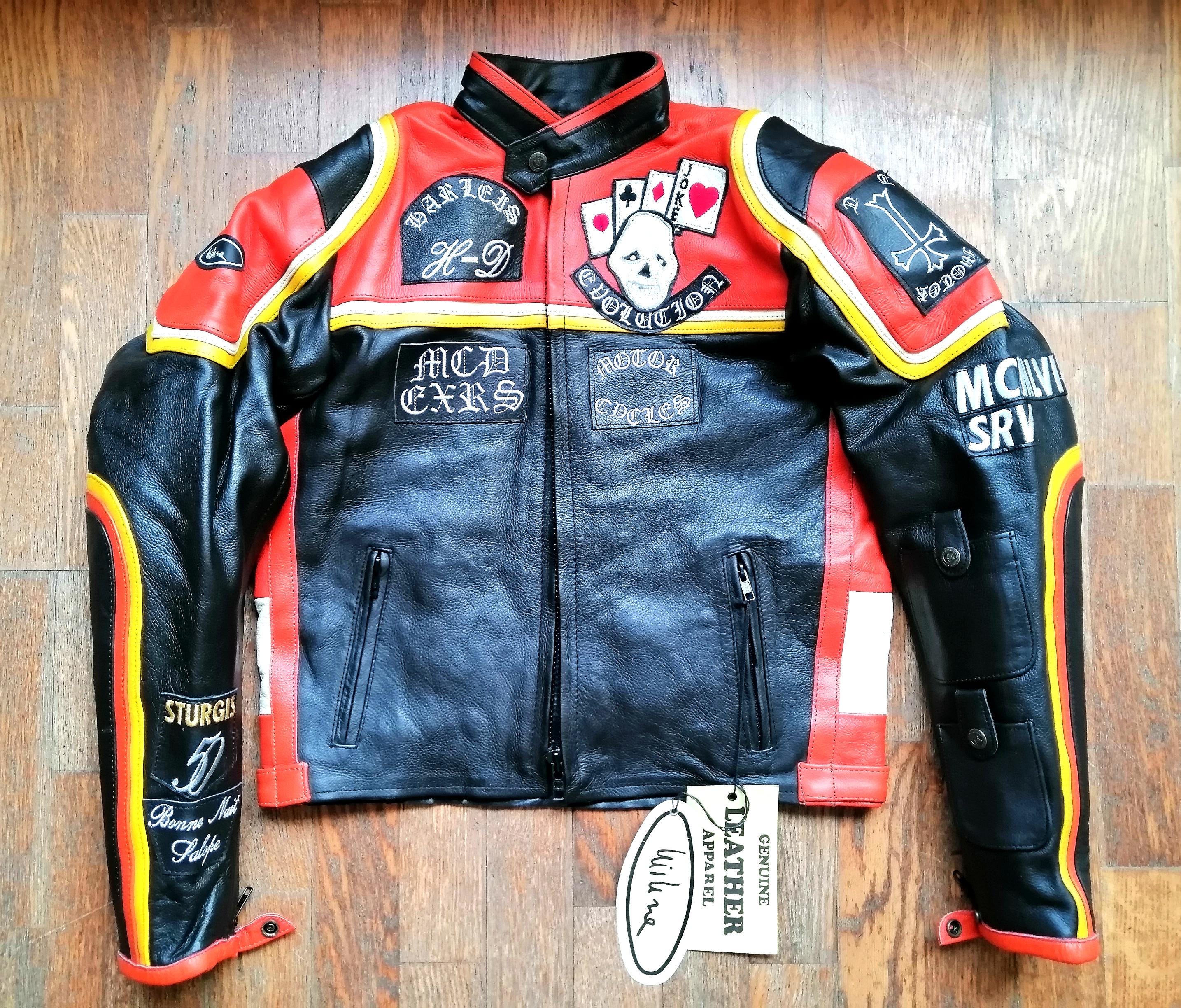 SECOND HAND Women's Vintage Harley Davidson Biker Style Leather