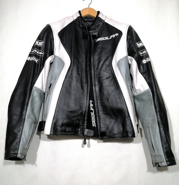 Second Hand Segura Technical Motorcycle Jacket with Protective Pads Size S for Women