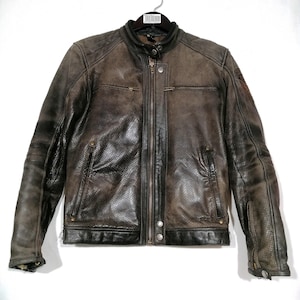 Veste motard style vintage Helston d'OCCASION taille M pour femme