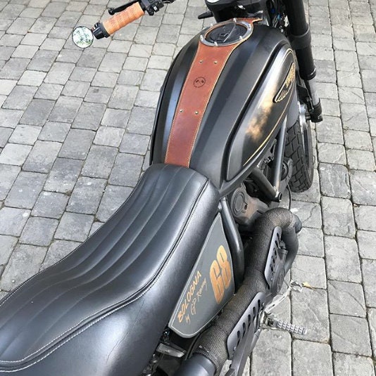 Ducati Scrambler 400 / 800 Genuine Cow Leather Strap 