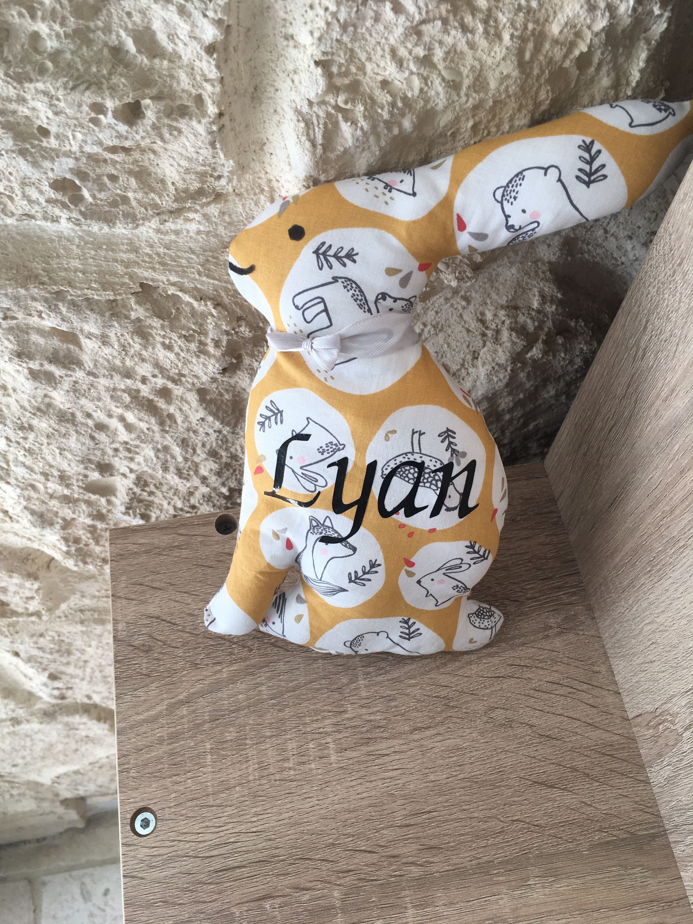 Veilleuse Lapin Au Nom de L Enfant à Leds