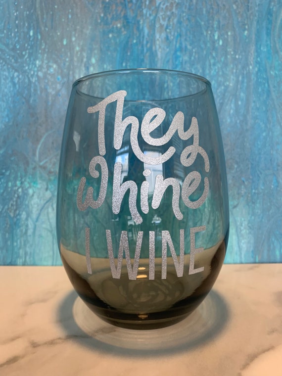 Frosted Stemless Wine Glass