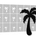 Airbrush nail art stencils self-adhesive, Nailartschablone nail design for nails