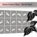 Airbrush nail art stencils self-adhesive