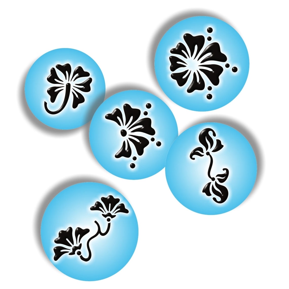 Airbrush stencils nail art fingernail stencil selfadhesive Etsy