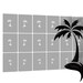 Airbrush nail art stencils self-adhesive, Nailartschablone nail design for nails