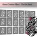 Airbrush stencils reusable- Nail polish stencils self-adhesive for exciting airbrush nail art nails