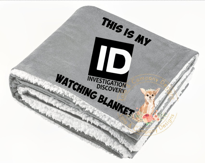 This is My ID Watching Blanket SVG PNG Jpeg Investigation Discovery
