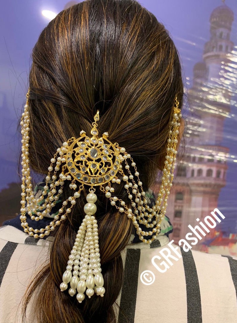 Hyderabadi Jadau jewelry, Indian jewelry, Kundan, Bangles, Punjabi Jadau,  Semi precious stone, Gold plated, Earrings, Jhumka - agh.ipb.ac.id