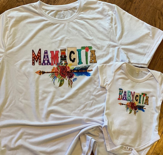 Mamacita T-shirt, Floral Arrow, Mother's Day Gift