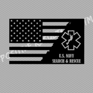 Rescue Swimmer Flag with Star of Life