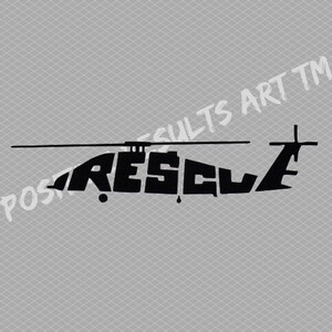SH60 Rescue Decal