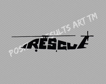 SH60 Rescue Decal