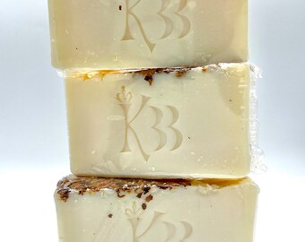 Sapone di muschio marino / Sapone non profumato / Rosa di muschio marino / Sapone di processo freddo / Sapone naturale fatto a mano / Sapone vegano / Pelle secca / Eczema / Psoriasi