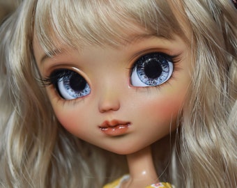 Pullip [Mocha skin] Original Kitasin Style custom Face-up repaint Doll OOAK