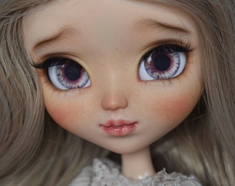 Pullip [Tan skin] Original Kitasin Style custom Modify eye Face-up repaint Doll OOAK