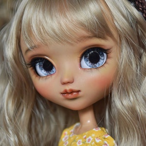 Pullip [Mocha skin] Original Kitasin Style custom Face-up repaint Doll OOAK